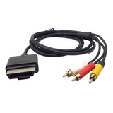 Cable Video Xbox 360 Compuesto Rca Av Microsoft  Genuino 