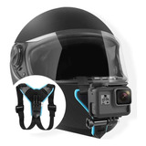 Montura De Casco Para Gopro Hero 9/8/7/6/5/black,4 Para Moto