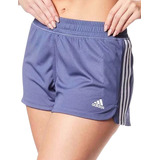 Shorts adidas Feminino Malha Pacer 3-stripes