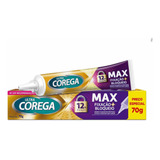 Fixador De Dentadura Ultra Corega Max Fixação+bloqueio 70g