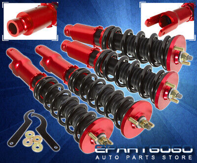 For 95-98 Nissan 240sx S14 Red Track Adjustable Coilover Aac