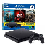 Ps4 Slim 1 Tb 2 Controle + Jogos