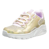 Zapatillas Skechers Uno Lite Metallic Pop Niñas 310483l-gdmt