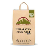 Sal Del Himalaya Rosa - 5 Lbs Grano Fino - Kosher Y Vegana, 