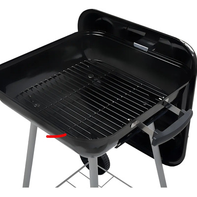 Asador De Carbón Portátil Con Ruedas Expert Grill Color Negro | Envío gratis