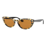 Ray Ban Rb4314n 1248/3l Nina Flat Lenses Cafe Carey