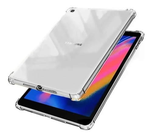 Combo Funda Tpu Para Samsung Tab A8 2019 T290  + Vidrio 9h