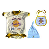 Set Bebe Body + Extras Nba Los Angeles Lakers