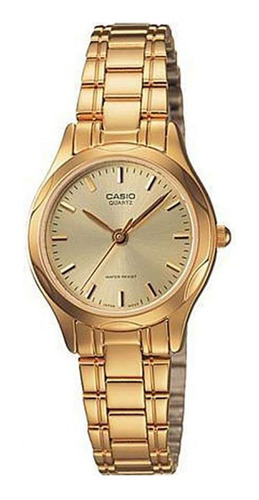 Reloj Para Mujer Casio Ltp_1275g_9a Dorado