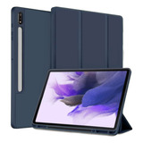 Capa Smartcase Auto Sleep Slot Caneta Para Galaxy Tab S7 Fe