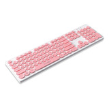 Keyboard Suit Tf770 T-wolf Combo Cómodo Inalámbrico Rosa