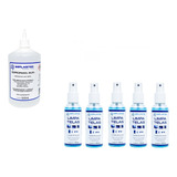 5x Clean Limpa Telas Implastec 60ml + 500ml Alc Isopropilico