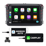 Pantalla Estéreo De Coche Carplay Con Gps Bt 8 Pulgadas Para