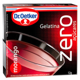 Gelatina Zero De Morango Dr.oetker 12g