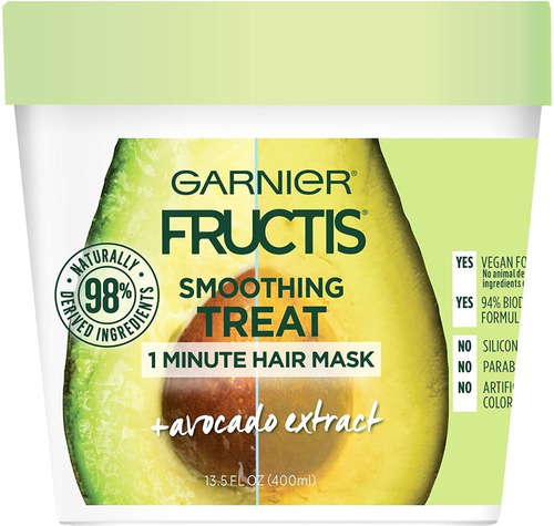 Garnier  Frutics  Smoothing  Mascarilla Aguacate 13.5 Oz -