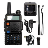 Radio Ht Uv-5r Dual Band(uhf+vhf) Baofeng + Fone P/ Entrega