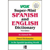 Libro: Diccionario Vox Super-mini De Español E Inglés, 3ª Ed