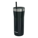 Vaso Térmico Contigo Streeterville Con Bombilla 946ml Color Licorice Liso