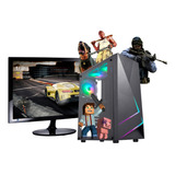 Computador Gamer Core I5 4570 Ssd 480gb 16gb 500w Monitor 19