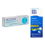 Promoção Lenteacuvue Oasys 1 Day Johnson + Renu 120 Ml