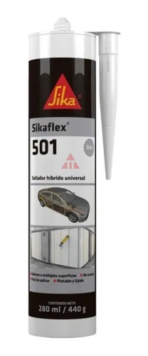 Sellador Hibrido Sikaflex 501 Sella Carrocerias Autos 300cc