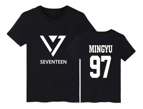 Camisa  K-pop Seventeen Integrante Mingyu 97