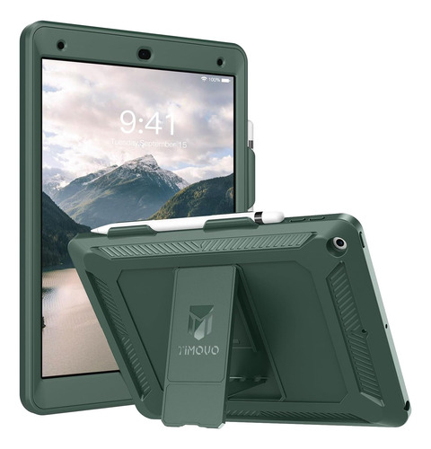 Funda Para iPad 7a A 9a Gen Resistente A Golpes Verde