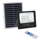 Foco Solar 196 Led 150w + Panel Solar + Control Remoto