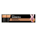 Duracell Copper And Black Pila 9v Alcalina Batería Cuadrada 6 Pilas