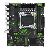 Placa Mae Machinist Pr9 X99 Micro Atx Black Green Xeon