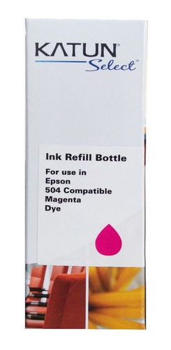 Tinta Compatible Con Epson Magenta T504320 L4160 L4150 Katun