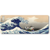 Mousepad Xxl 80x30cm Cod.437 Arte Japon Olas One Piece