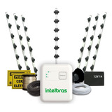 Kit P/90m Cerca Elétrica Intelbras + Big Haste 6 Isoladores Cor Branco