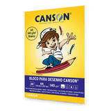 Papel Canson Desenho Escolar Branco 140g A4 20 Folhas