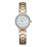 Reloj Mujer Citizen Ez7016-50d Cuarzo Pulso En Acero