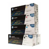 Pack 4 Cartucho Toner Original Hp 304a Cc530a Series