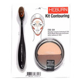 Heburn Maquillaje Profesional 524 Contouring Compacto Brocha