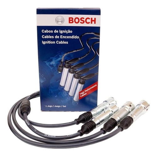 Kit Cables + Bujias Bosch 1 Electrodo P/ Vw Golf Bora 2.0