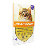 Antipulgas Advocate Gatos -acaros Sarna 4 A 8 Kg X 3 Pipetas