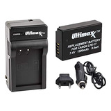 Ultimaxx Lp-e17 Cargador De Batería Y Batería Para Canon .