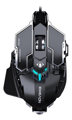 Mouse Mecânico Para Jogos Com Fio Para Computador Desktop