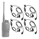 Kit 4x Fone Ouvido Intelbras Radiocomunicador Rpa6000 Rc3002
