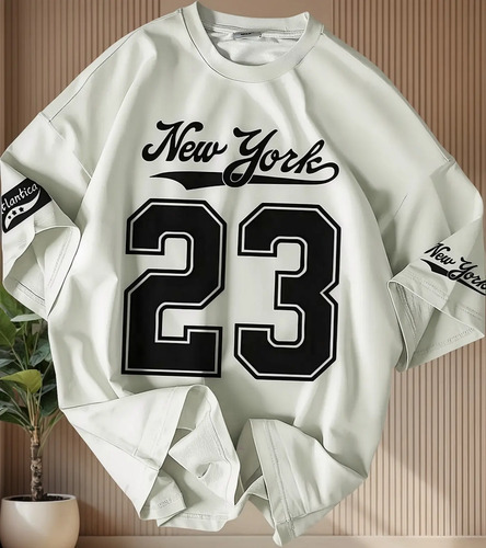 Camiseta Jersey Baseball Basquete New York 23 Cod 488