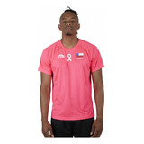 Polera Entrenamiento Hombre Voleibol Chile Rosa