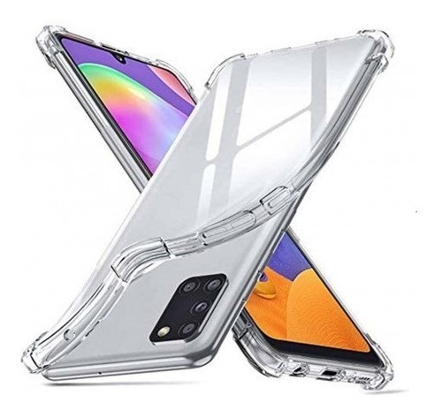 Funda Compatible C/ Samsung A31 Antishock Puntas Reforzadas