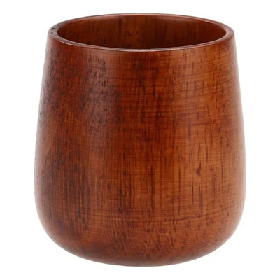 Taza De Madera Natural Primitiva Hecha A Mano Para Desayuno | Envío gratis