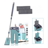 Rodo Flat Mop E Balde Lava E Seca Profissional Com 2 Refil