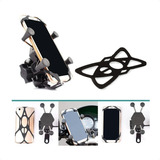 Porta Celular Para Moto Soporte Tipo X Con Cargador Usb Base