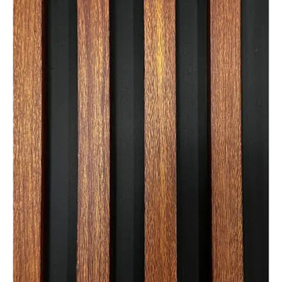 Lambrin Wpc Tipo Madera Parota Black Caja 12 Piezas Lambrin Decorativo | Meses sin interés