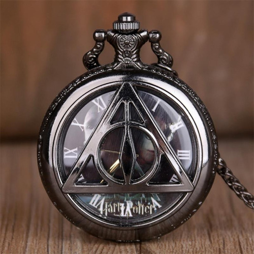 Reloj De Mano Collar Análogo Reliquia Muerte Harry Potter